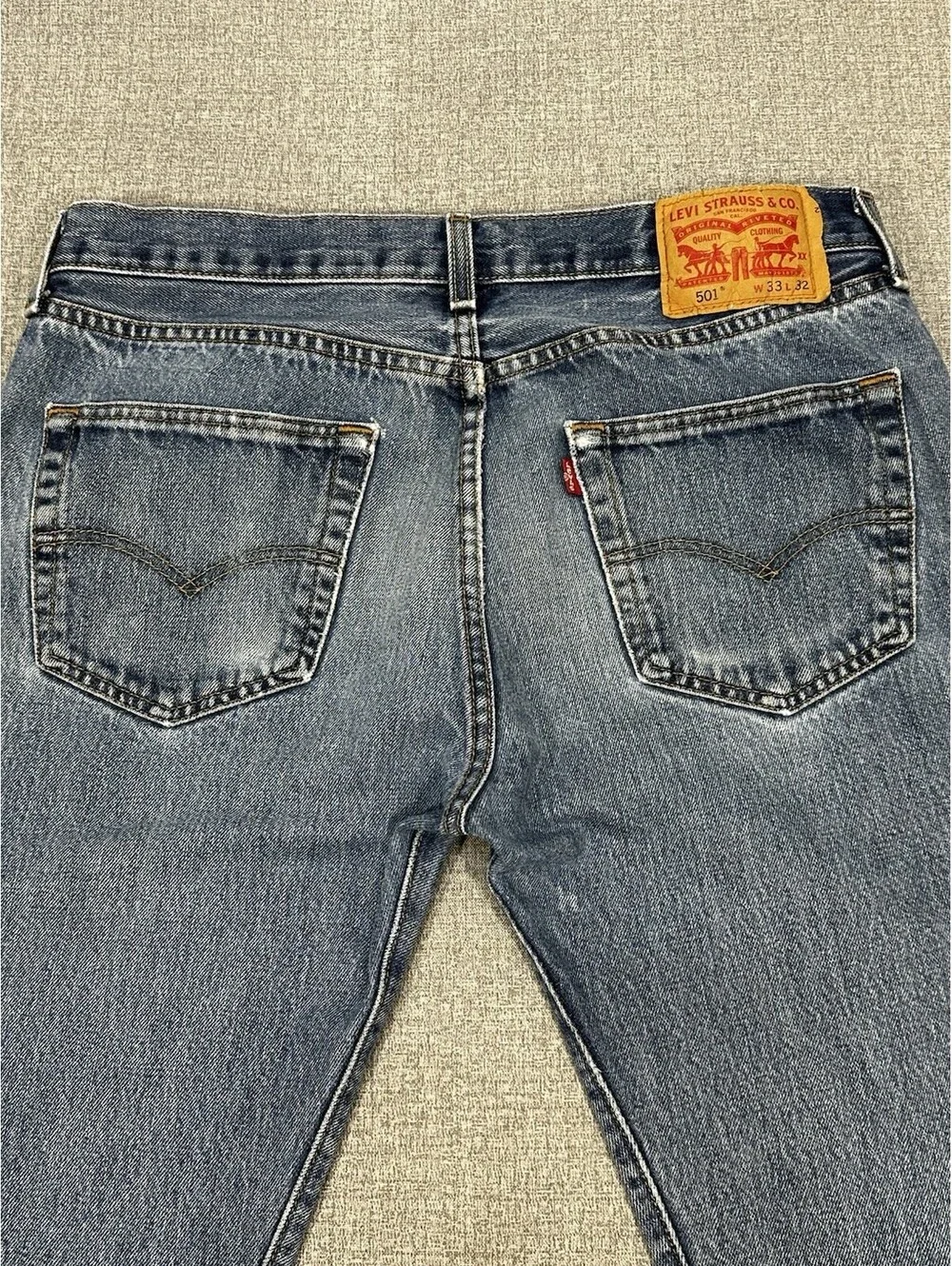 Levi’s 501 Original Fit Button Fly Jeans Men’s W32 L29 - Vintage Denim